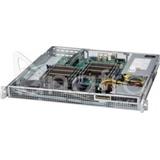 SUPERMICRO mini1U chassis 2x internal Drive Bays 2,5", 2x400W (Platinum) Front