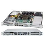 SUPERMICRO mini1U chassis, front IO, 2x (opt. 4x) internal Drive Bays 2,5", 500W (Platinum)