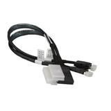 SUPERMICRO SLIMLINE SAS x8 (LA) to 2x Oculink x4,INT, 36CM,34AWG