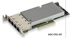 SUPERMICRO Standard LP 4-port 10GbaseT, Intel XL710 and X557