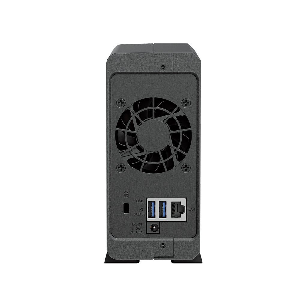 Synology DiskStation DS124 1-bay NAS, CPU QC Realtec RTD1619B 64bit, RAM 1GB, 2x USB 3.2, 1x GLAN