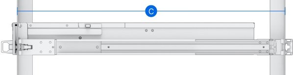 Synology Rail Kit Sliding RKS-02 (posuvné ližiny) pro Rackové modely NAS