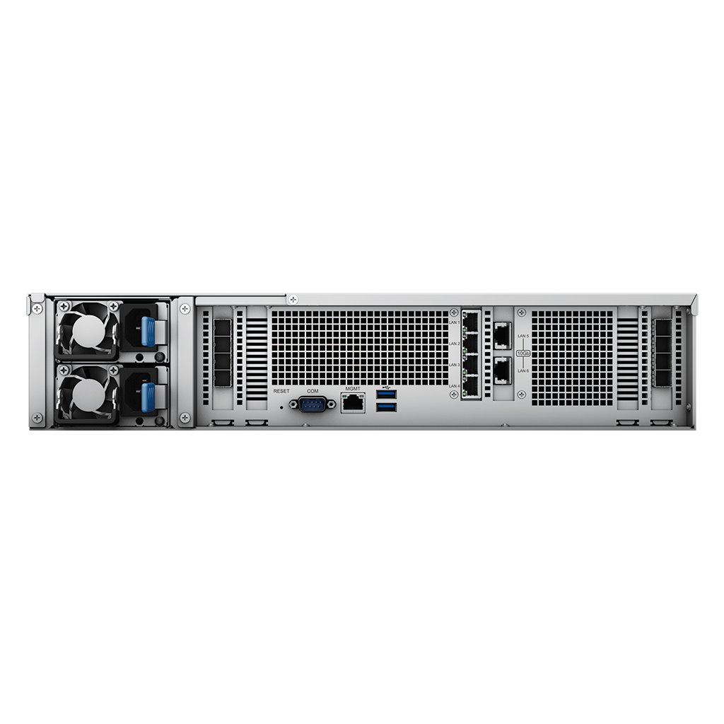 Synology SA6400 12-bay NAS, rack 2U, AMD EPYC 7272, 32GB ECC, 2x PCIe, SAS/SATA, 2/4x 10/1GbE, 8x eSATA, 2x zdroj