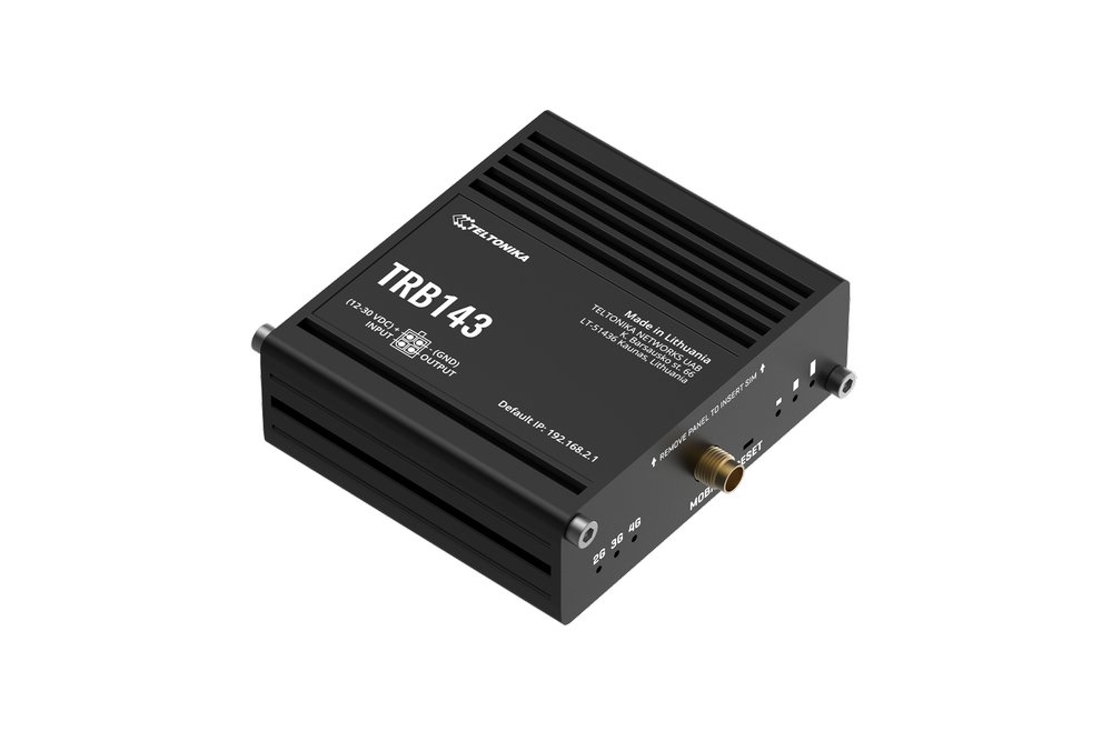 Teltonika TRB143 Průmyslový 4G LTE Gateway Router, M-Bus