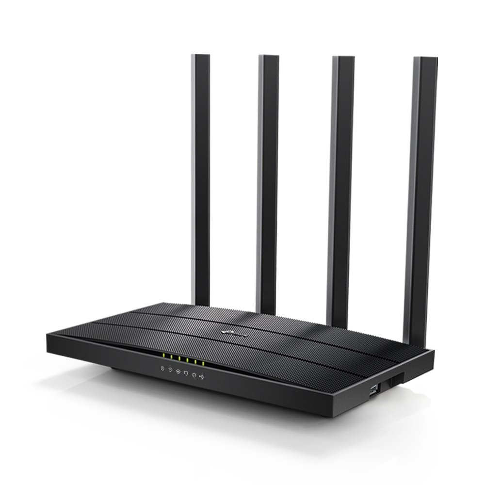 TP-link Archer C6U Dual-Band Wi-Fi Router AC1200, 4 ext., 5x1G, 1×USB-A 2.0