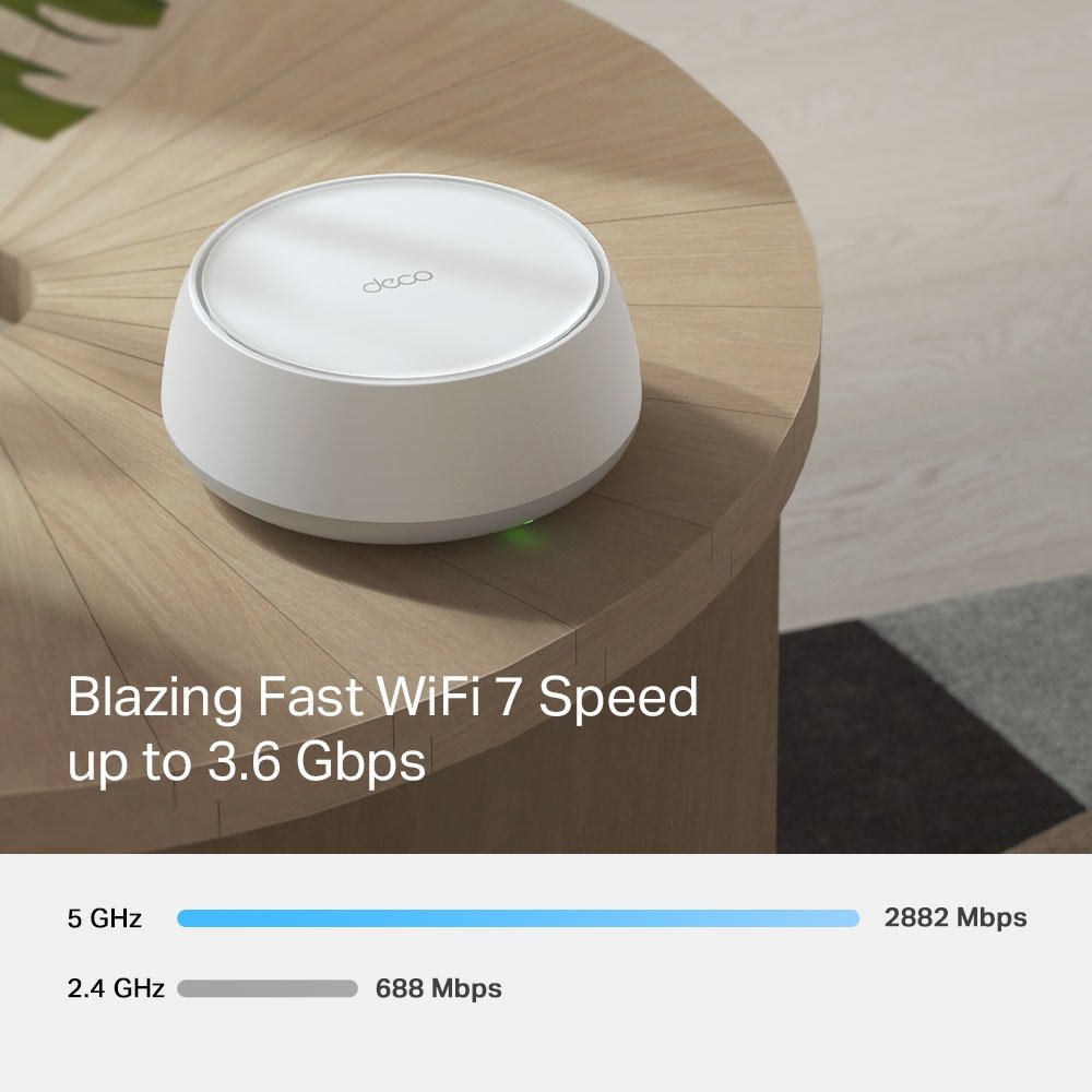 TP-link Deco BE25 Dual-Band Wi-Fi 7 Mesh System BE3600, 4 int., 2x2.5G, 2ks