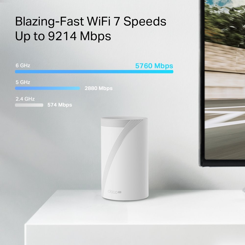 TP-link Deco BE65-5G Tri-Band Wi-Fi 7 Mesh Router BE9300, int., 3x2.5G, 1ks