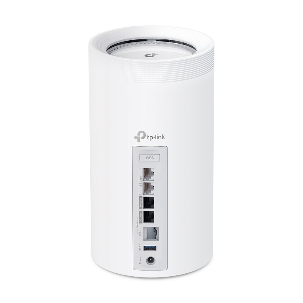 TP-link Deco BE85 Tri-Band Wi-Fi 7 Mesh System BE19000, 8 int., 1x10G, 2x2.5G, 1xSFP+/RJ45 Combo, 1×USB-A 3.0, 1ks