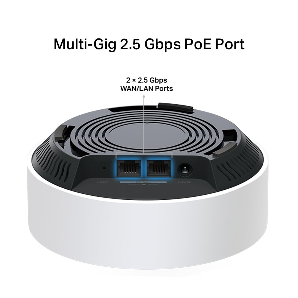 TP-link Deco X50-PoE Dual-Band Wi-Fi 6 Mesh System AX3000, 4 int., 1x2.5G, 1x1G, 3ks