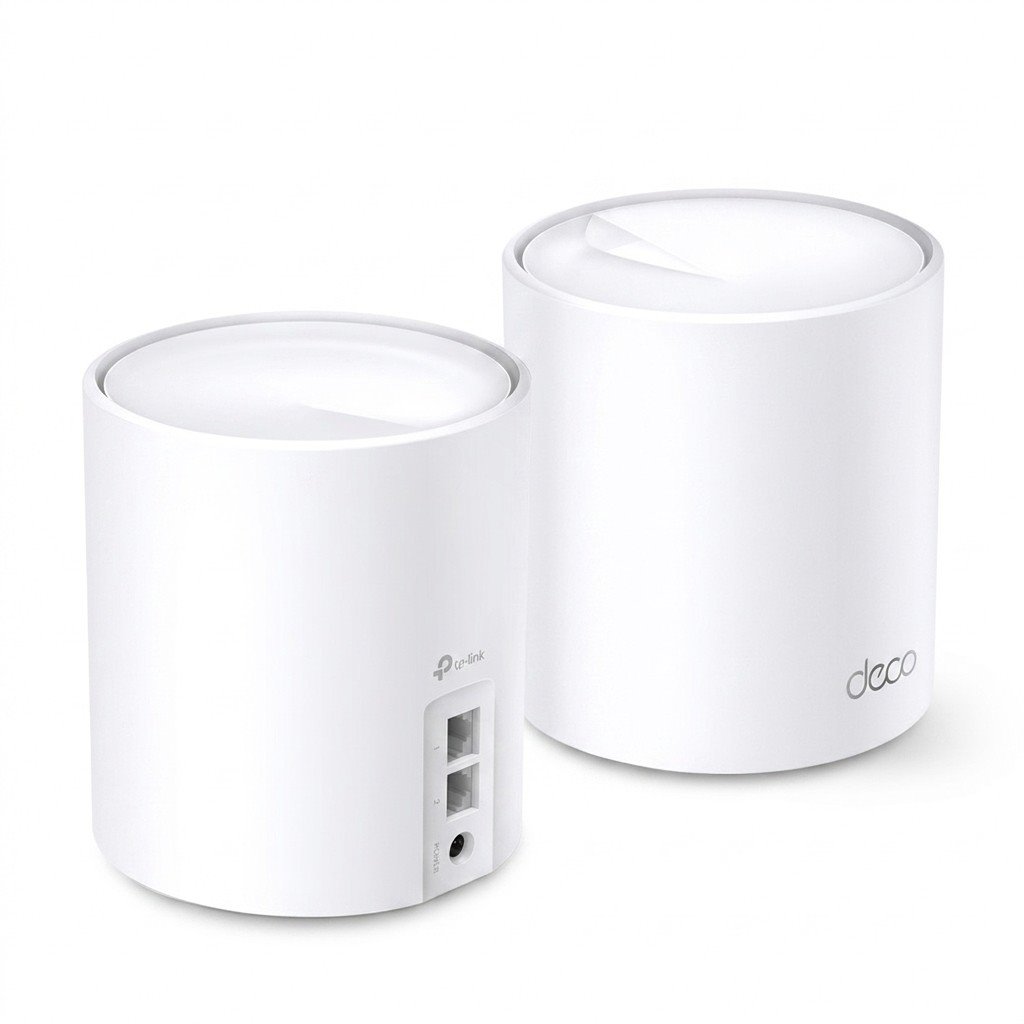 TP-link Deco X60 Dual-Band Wi-Fi 6 Mesh System AX5400, 4 int., 2x1G, 2ks