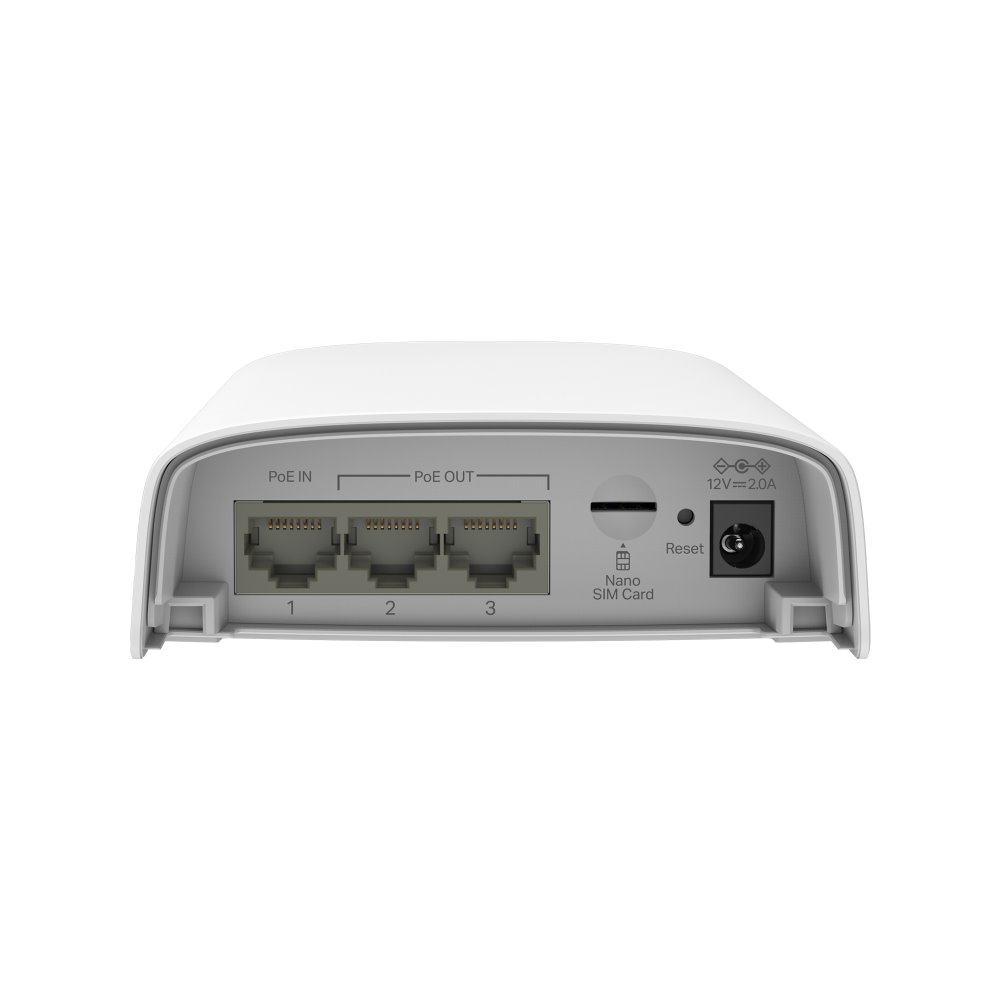 TP-link ER703WP-4G-Outdoor Omada 4G Cat4 Gigabit Wi-Fi Outdoor VPN Router 3G WAN/LAN, 1x Nano SIM, IP55 (1x PoE In, 2x P