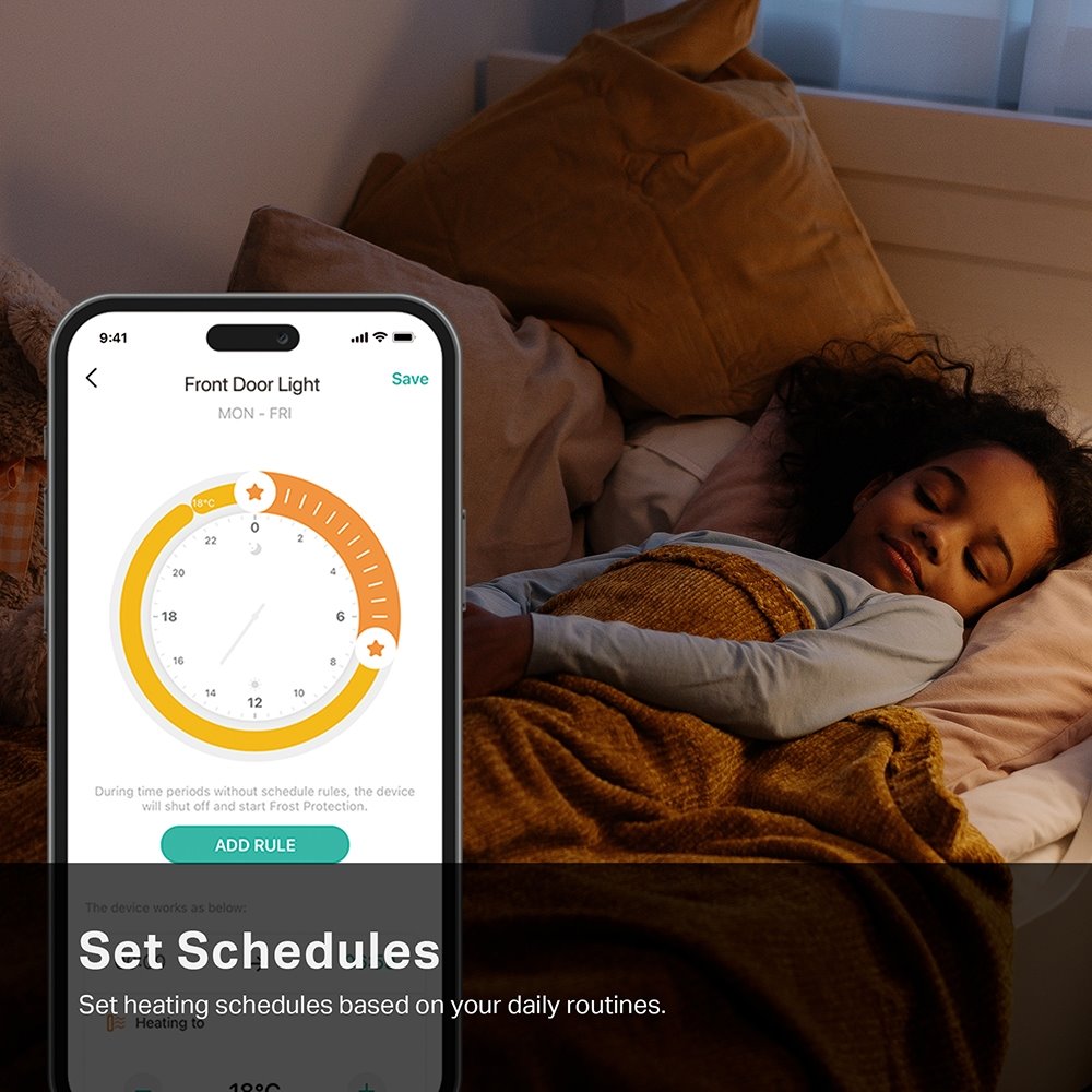 TP-link Kasa KE100 KIT Smart termostatická hlavice, Starter kit
