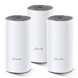 TP-LINK Komplexní WiFi systém Deco E4, Qualcomm CPU, 867Mbps/5GHz+300Mbps/2.4GHz, 2 10/100Mb/3pack