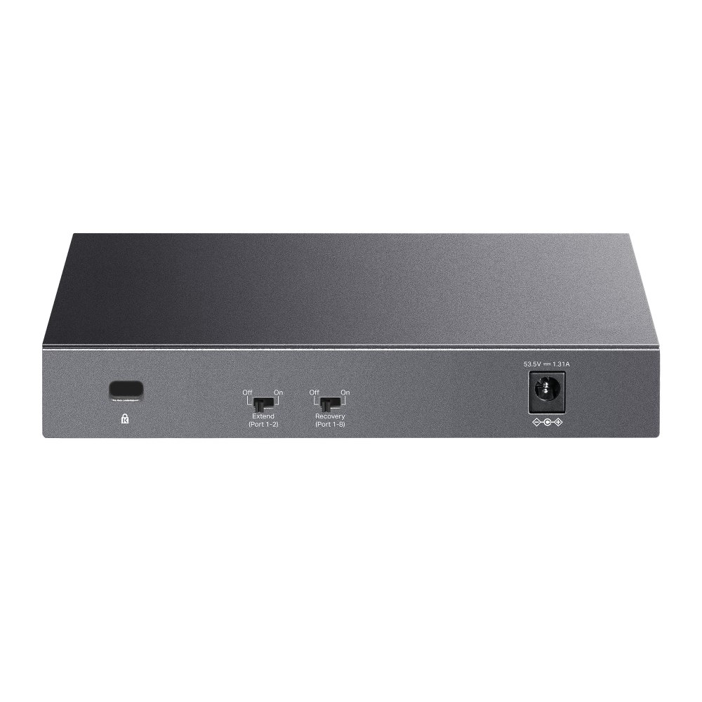 TP-link LS108GP Switch 8G, 8x PoE+ (62W), kovový, Desktop