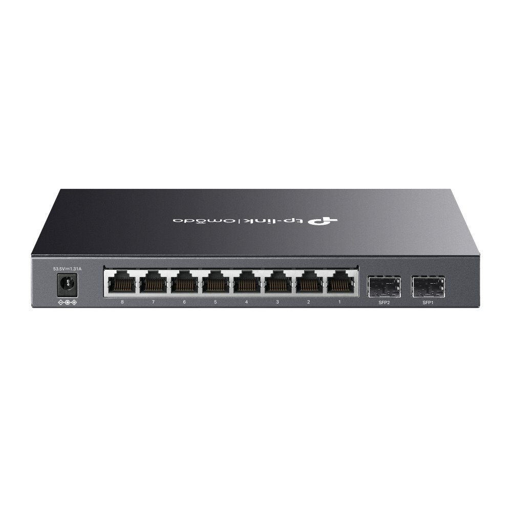 TP-link SG2210P Switch Omada 8G, 2SFP, 8x PoE+ (61W), L2 Managed, Desktop