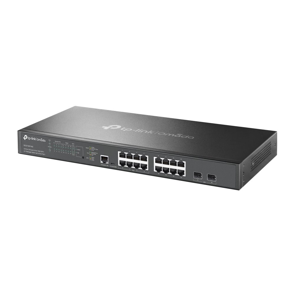 TP-link SG3218XP-M2 Switch Omada 16x 2.5G PoE+, 2SFP+, 240W PoE, L2+ Managed, Rack