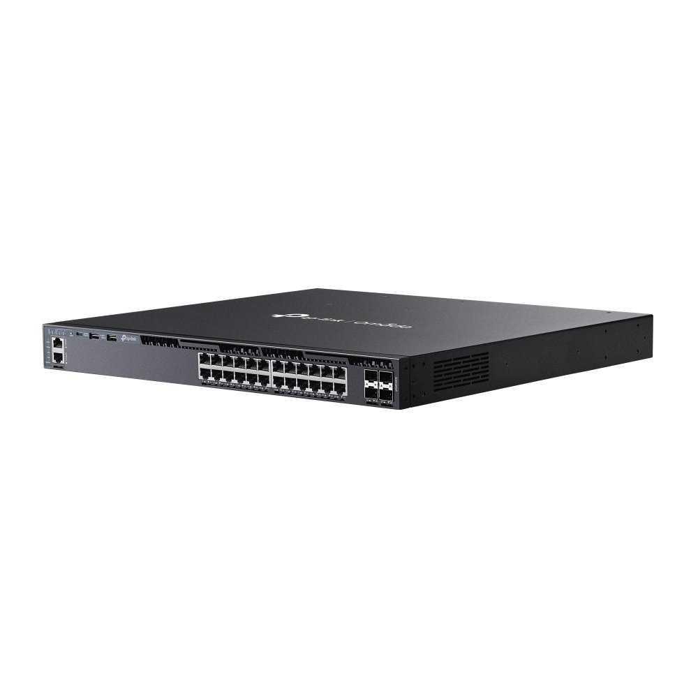 TP-link SG6428XHP Switch Omada 24G PoE+, 4SFP+, 720W PoE, L3 Stackable, SDN, Rack