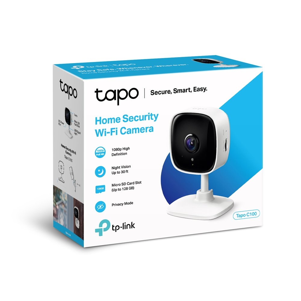 TP-link Tapo C100 Domácí bezpečnostní Wi-Fi kamera, 2Mpx