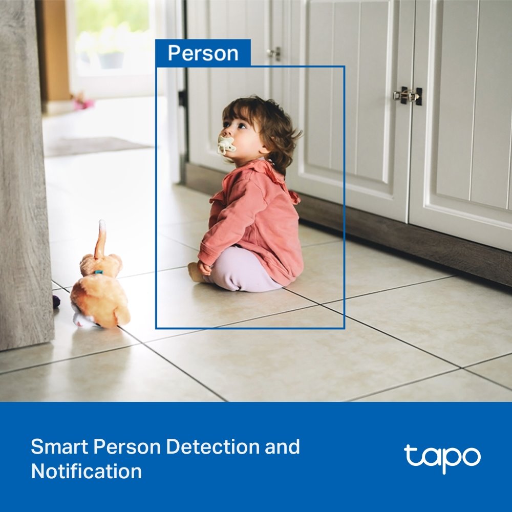 TP-link Tapo C206 Domácí bezpečnostní Wi-Fi kamera s naklápěním, 2Mpx