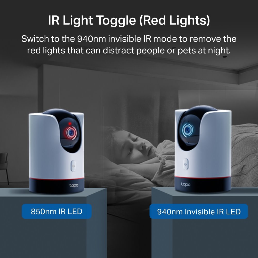 TP-link Tapo C225 Domácí bezpečnostní Wi-Fi kamera s naklápěním, 4Mpx