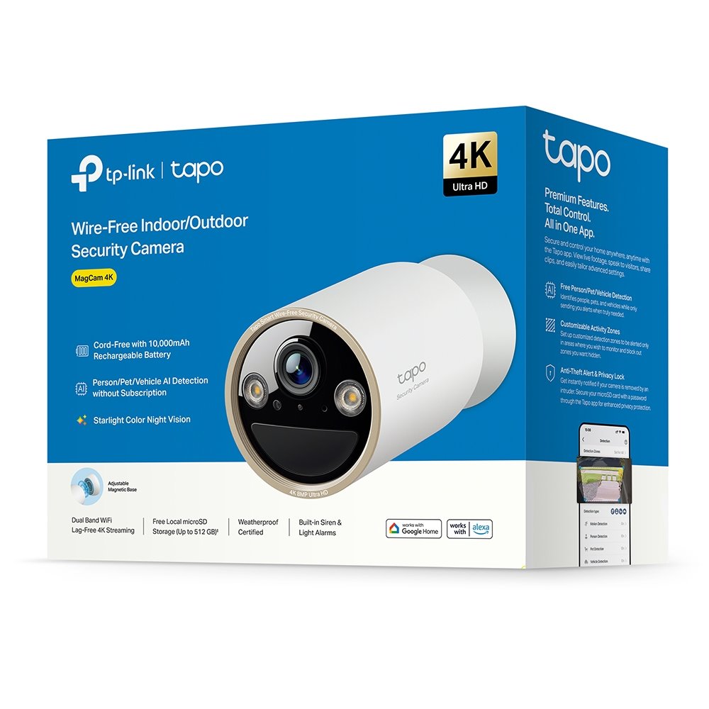 TP-link Tapo C460 Chytrá bezdrátová bezpečnostní kamera, 8Mpx