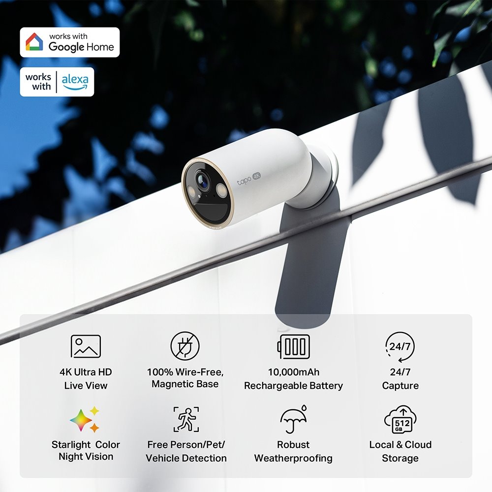 TP-link Tapo C460 Chytrá bezdrátová bezpečnostní kamera, 8Mpx