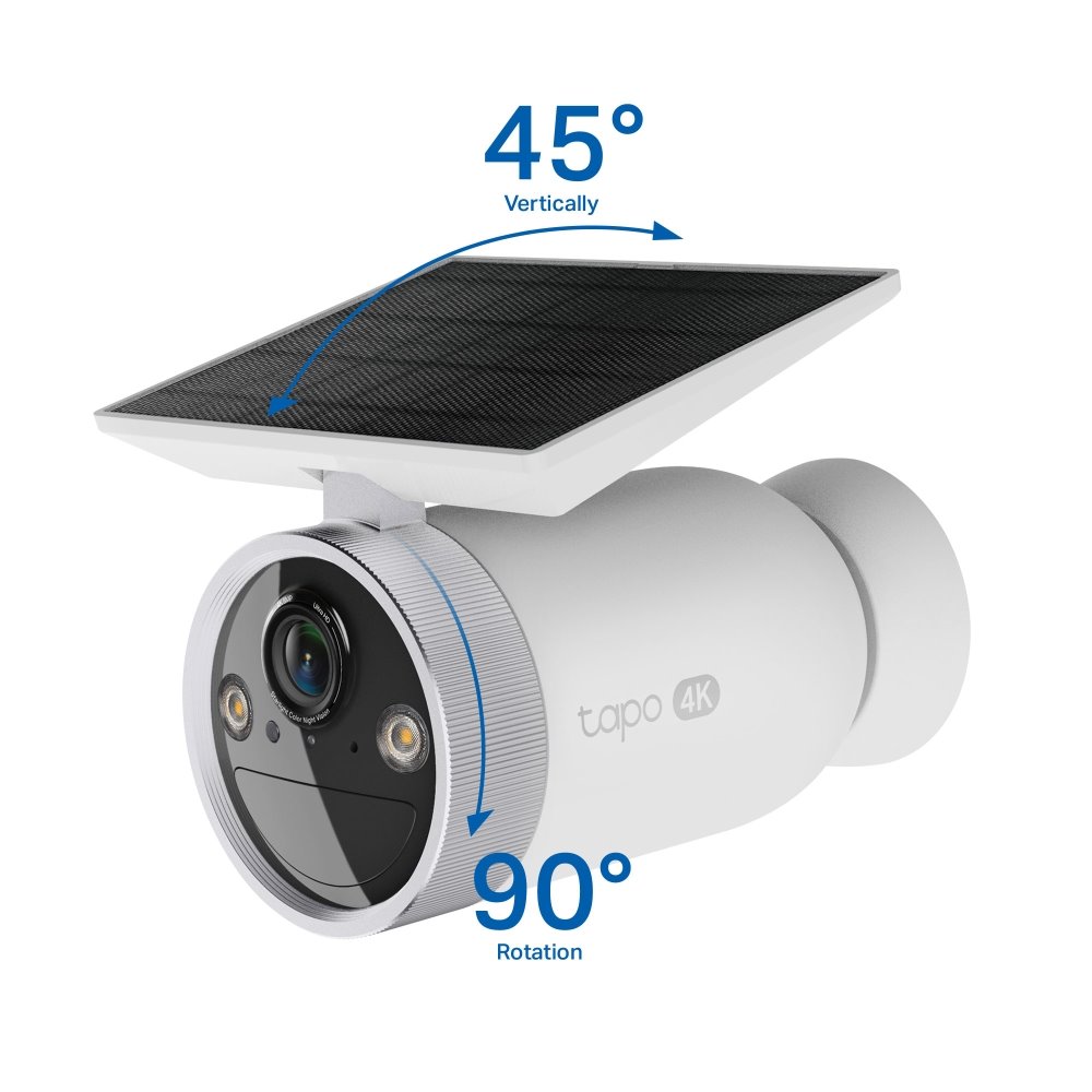 TP-link Tapo C465 Chytrá bezdrátová bezpečnostní kamera + solární panel, 8Mpx