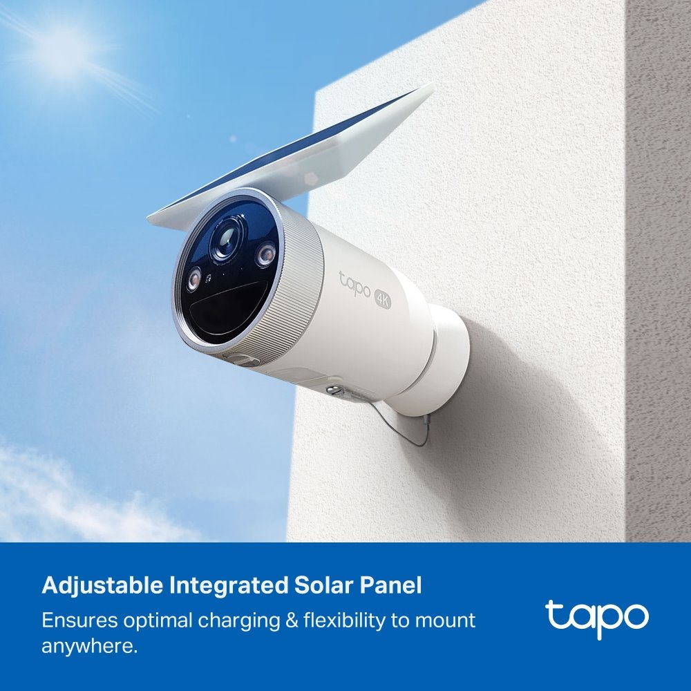 TP-link Tapo C465 Chytrá bezdrátová bezpečnostní kamera + solární panel, 8Mpx