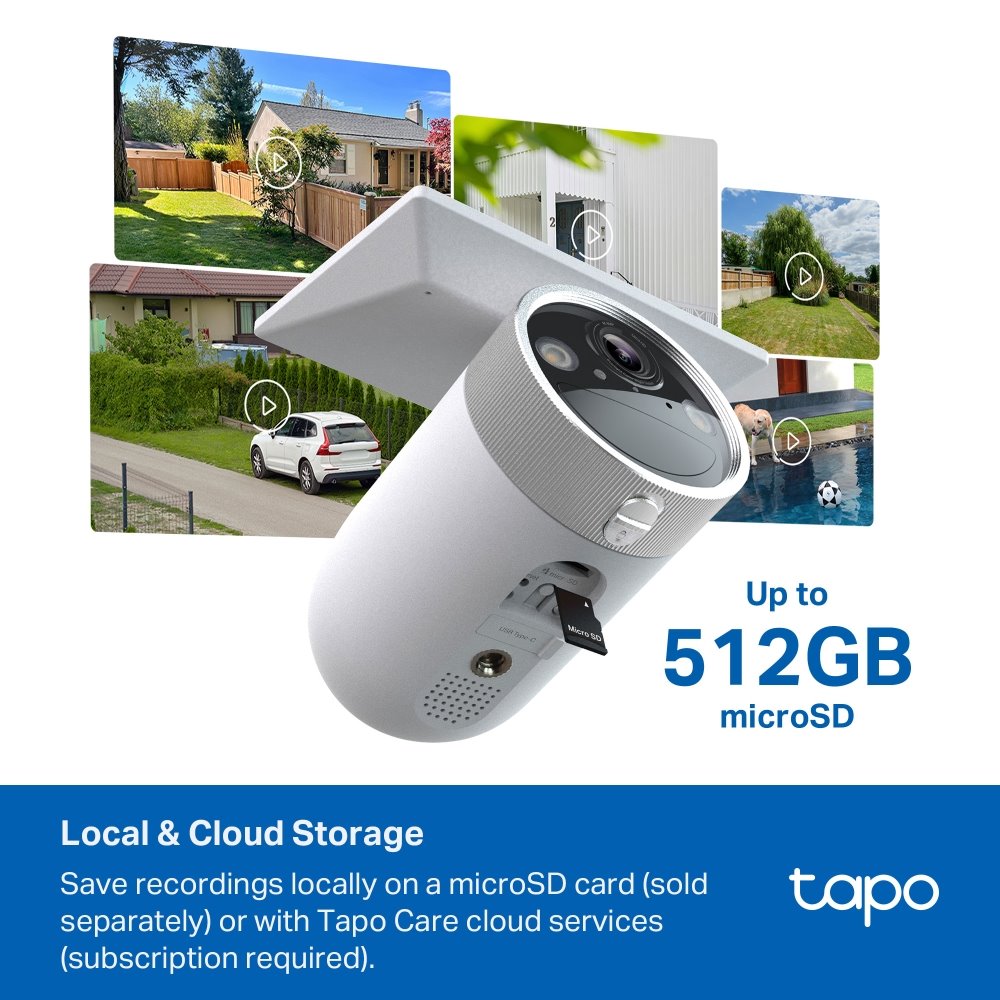 TP-link Tapo C465 Chytrá bezdrátová bezpečnostní kamera + solární panel, 8Mpx