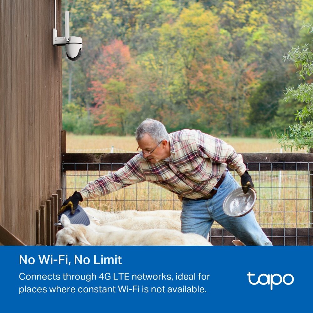 TP-link Tapo C501GW Venkovní otočná IP kamera s 4G LTE, 2Mpx, 3.17mm