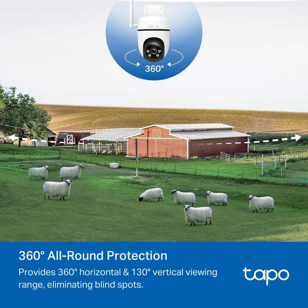 TP-link Tapo C501GW Venkovní otočná IP kamera s 4G LTE, 2Mpx, 3.17mm