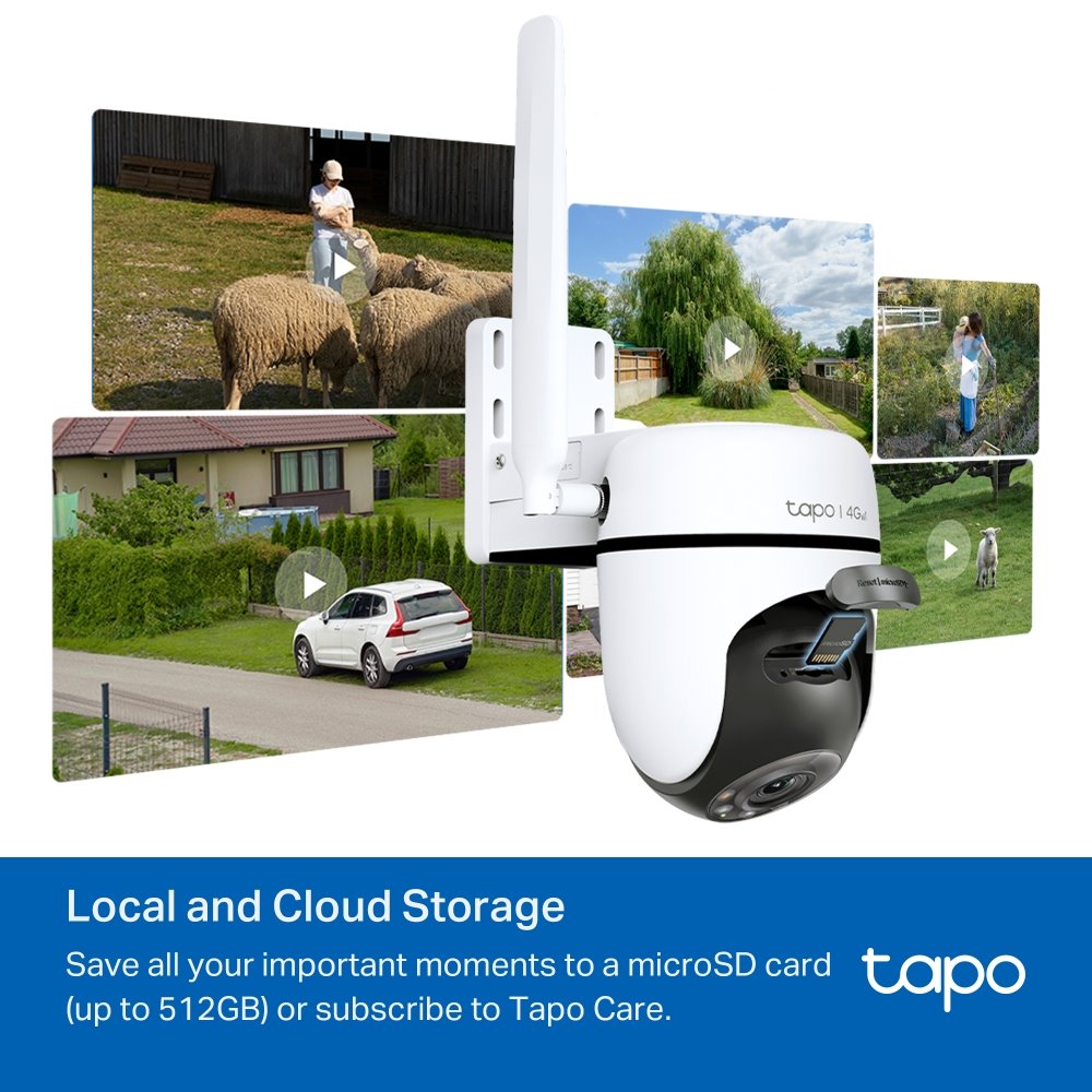 TP-link Tapo C501GW Venkovní otočná IP kamera s 4G LTE, 2Mpx, 3.17mm