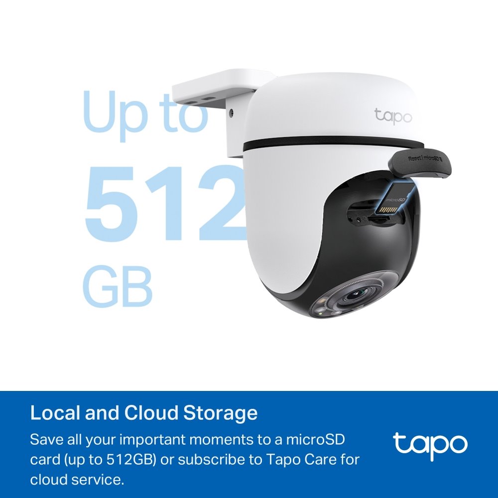TP-link Tapo C510W Venkovní otočná IP kamera s Wi-Fi, 3Mpx, 3.9mm