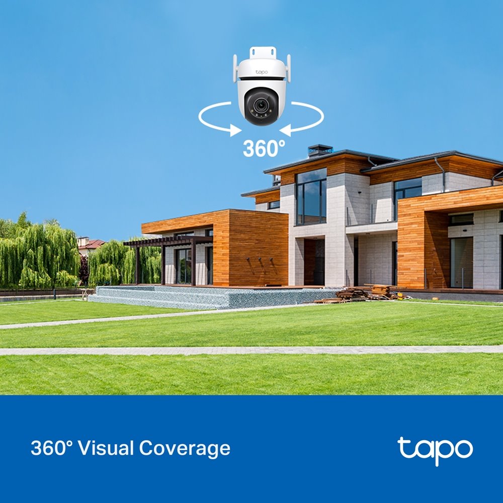 TP-link Tapo C520WS Venkovní otočná IP kamera s Wi-Fi, 4Mpx, 3.18mm