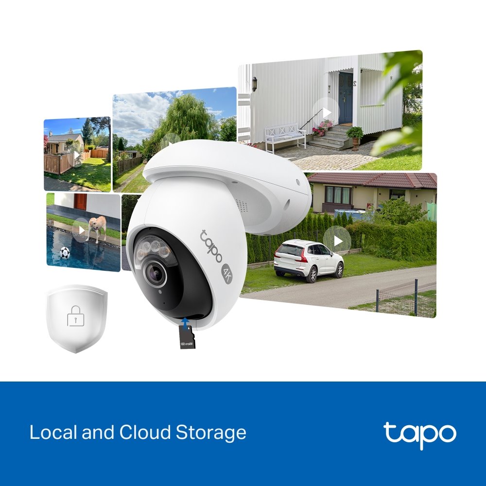 TP-link Tapo C560WS Venkovní otočná IP kamera s Wi-Fi, 8Mpx