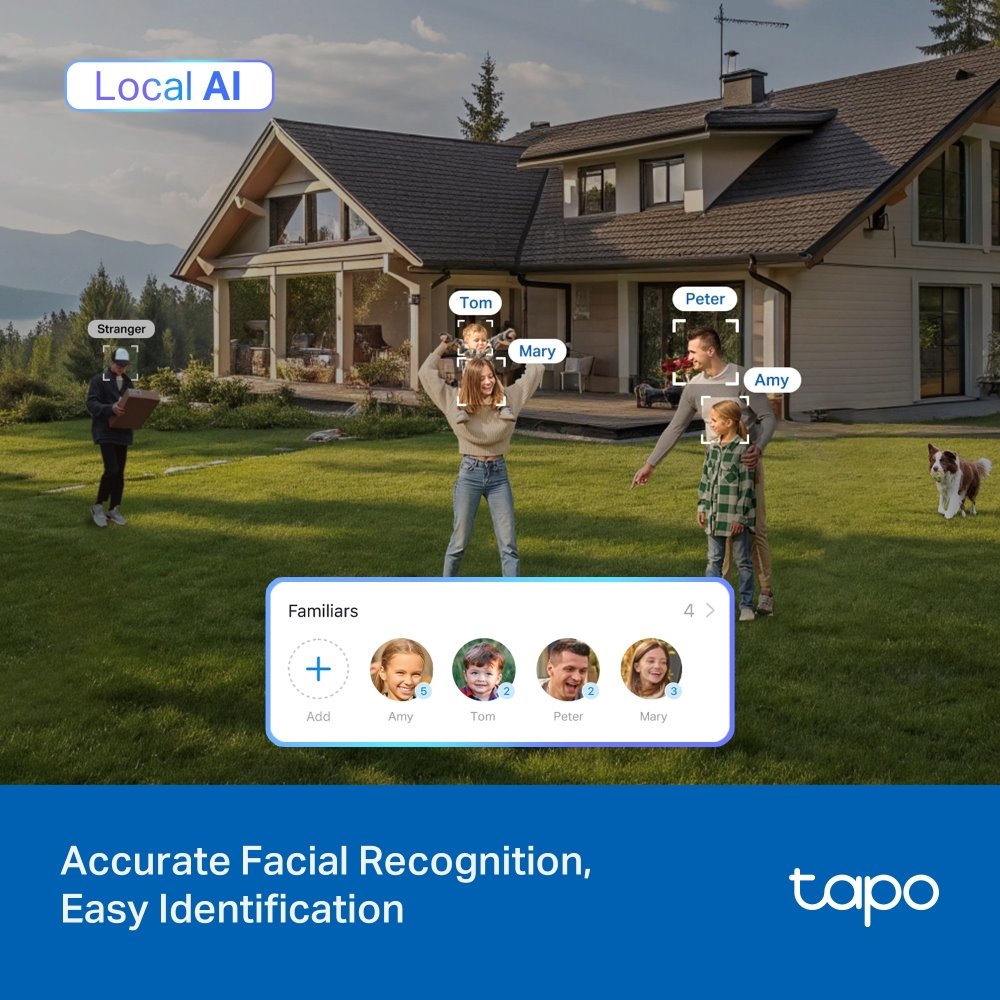 TP-link Tapo C665G KIT Chytrá bezdrátová bezpečnostní kamera s WiFi a 4G LTE + solární panel, 8Mpx