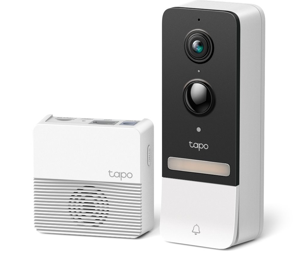 TP-link Tapo D230S1 Chytrý video zvonek KIT, 2K, 5MP, 5200mAh