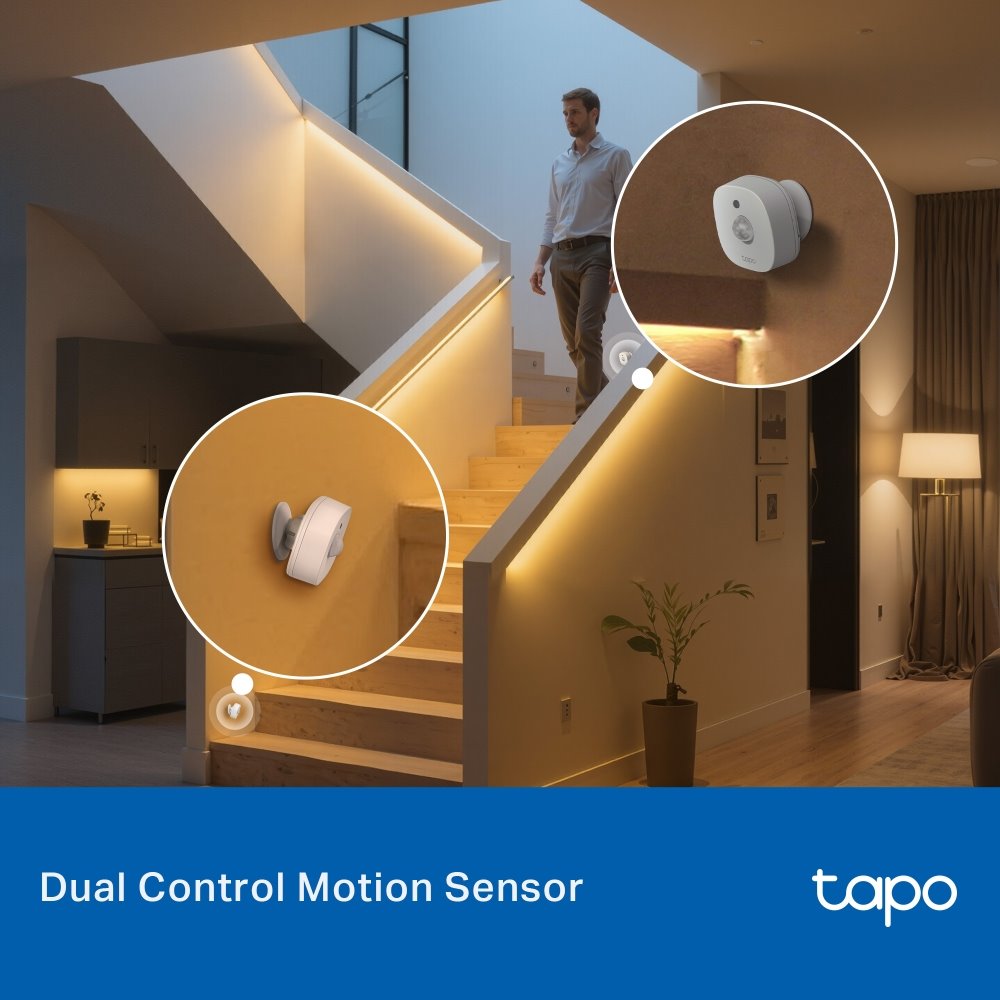 TP-link Tapo L901-6, Bílý smart LED pásek s 2 pohybovými senzory, 6m