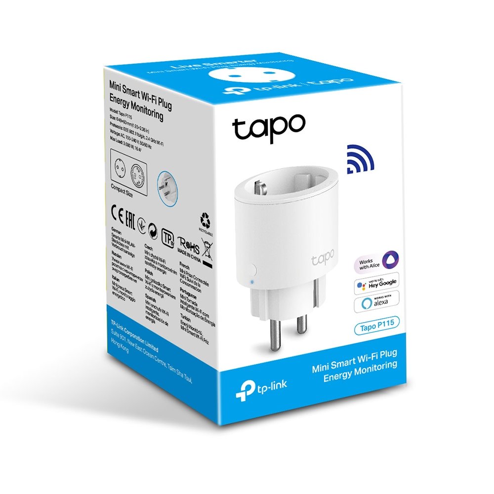 TP-link Tapo P115 (EU) Mini smart zásuvka s Wi-Fi