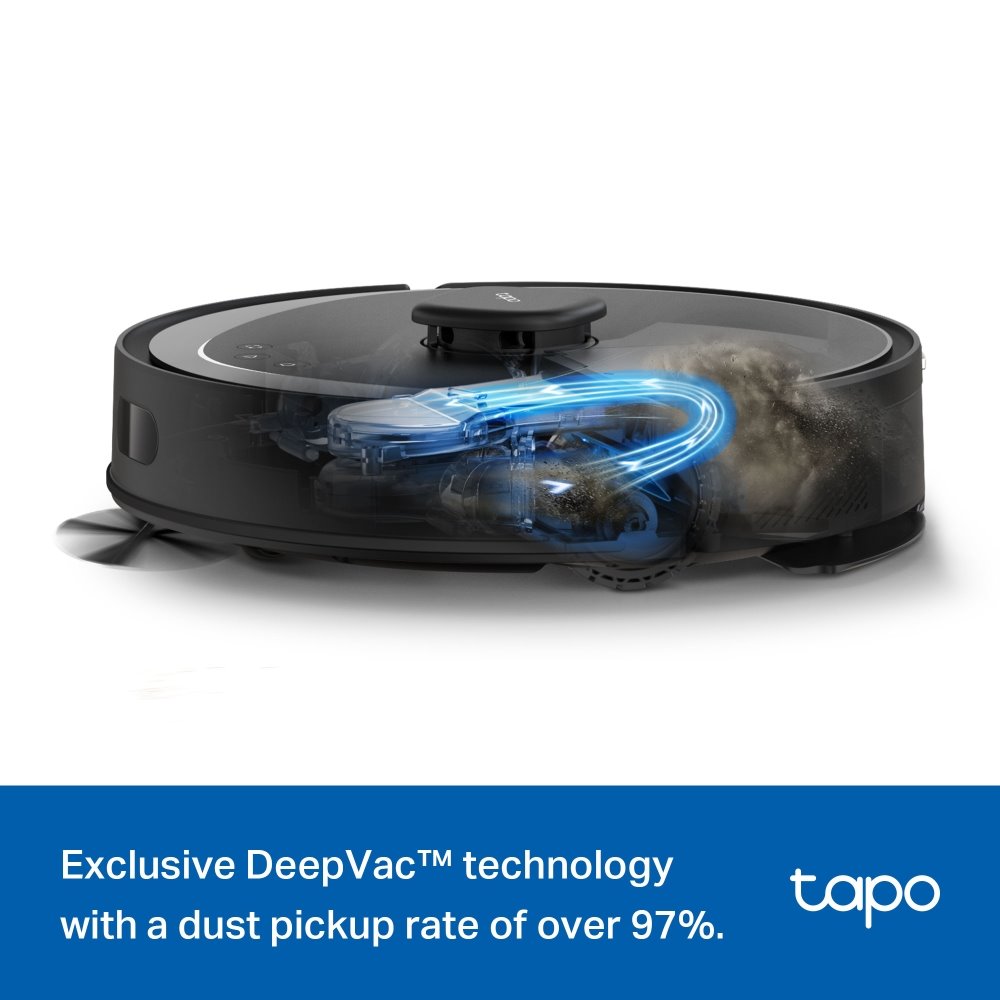 TP-link Tapo RV30 Max Plus robotický vysavač a mop se samovyprazdňovací stanicí, 5300Pa, 3L vak, LiDAR + IMU