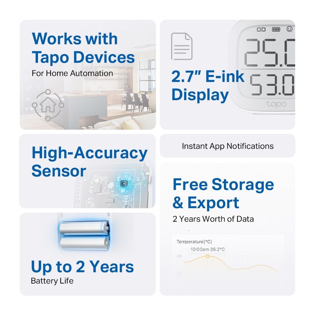 TP-link Tapo T315 Chytrý teploměr a vlhkoměr