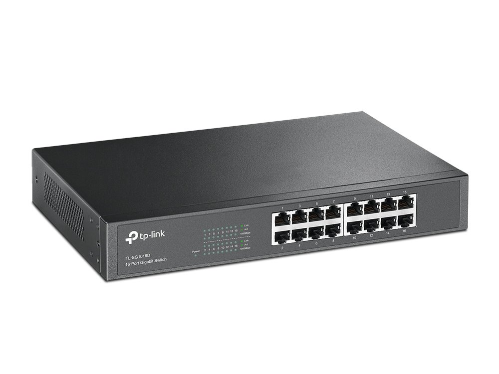 TP-link TL-SG1016D Switch 16G, kovový, Desktop/Rack