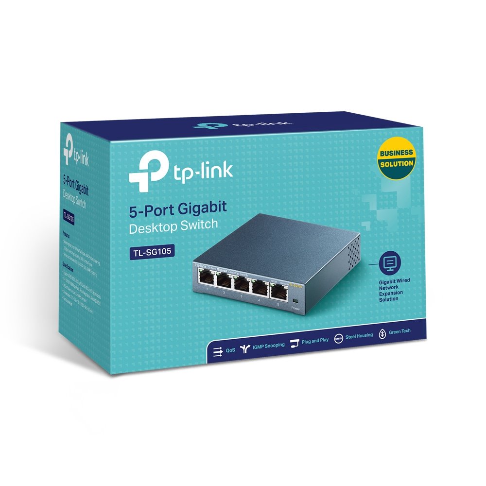 TP-link TL-SG105 Switch 5G, kovový, Desktop