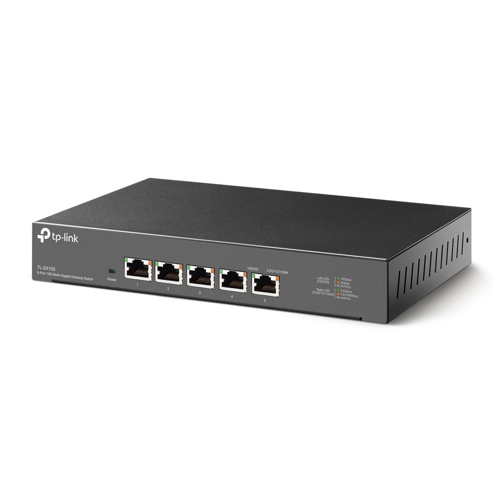 TP-link TL-SX105 Switch 5x 10G, kovový, Desktop