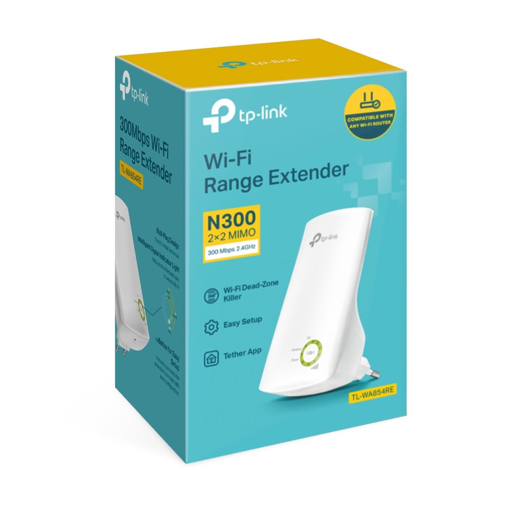 TP-link TL-WA854RE Wi-Fi4 Range Extender, N300