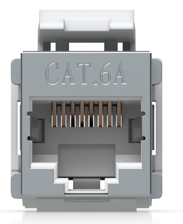 Ubiquiti Cat.6A Keystone Coupler, 12-Pack - RJ-45 z obou stran