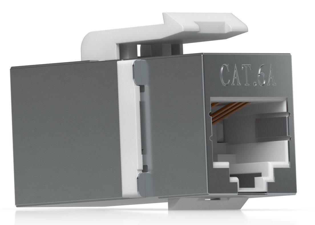 Ubiquiti Cat.6A Keystone Coupler, 12-Pack - RJ-45 z obou stran
