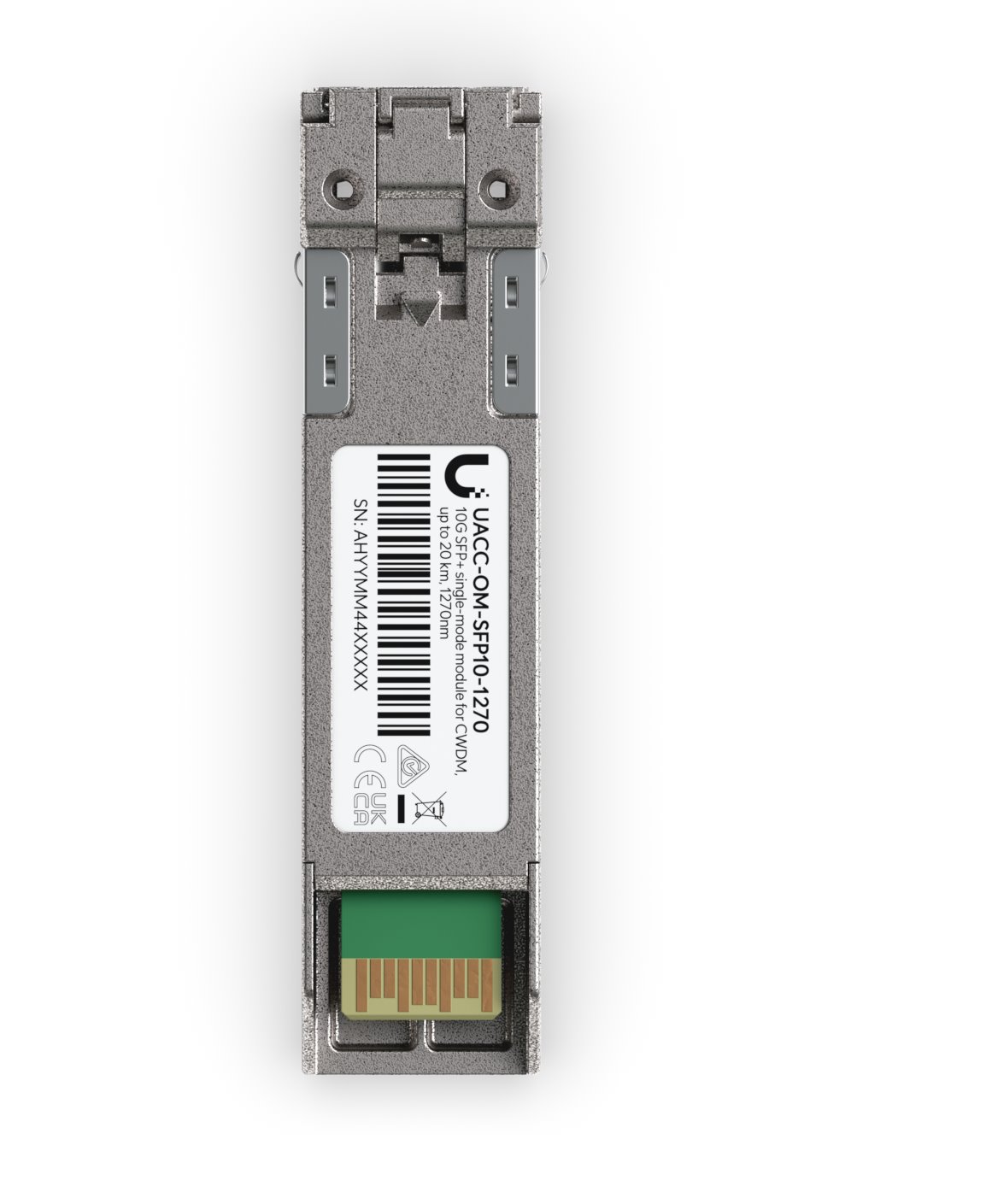 Ubiquiti CWDM SFP+, 10Gb/s, 20km, LC, TRx1290nm, 0-70degree with DDM, Single-Mode