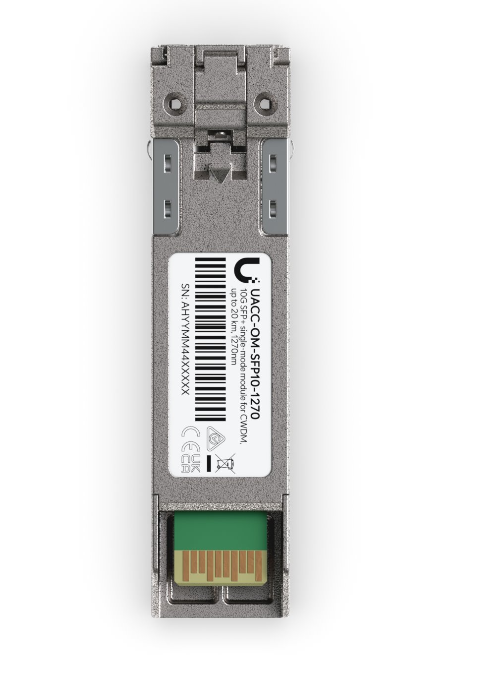 Ubiquiti CWDM SFP+, 10Gb/s, 20km, LC, TRx1310nm, 0-70degree with DDM, Single-Mode