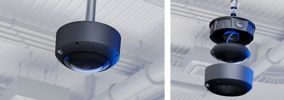 Ubiquiti držák/krabice AI 360 Junction Box - odolná krabice proti neoprávněné manipulaci pro kameru AI 360, černá